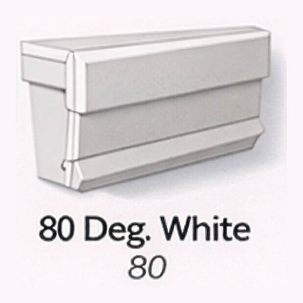 Seamless Gutter Color Weatherford TX 80 Degree White Ross Gutters