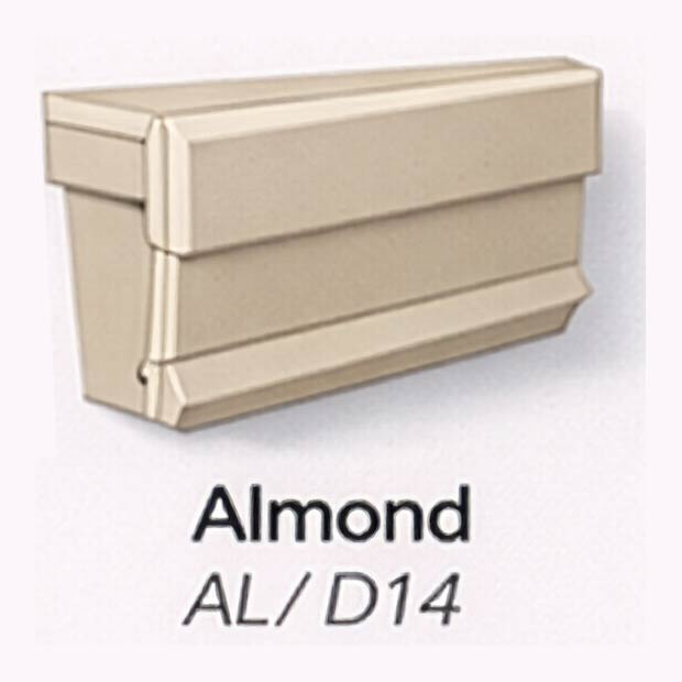 Seamless Gutter Color Weatherford TX Almond Ross Gutters