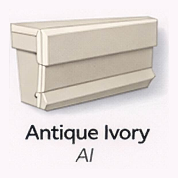 Seamless Gutter Color Weatherford TX Antique Ivory Ross Gutters