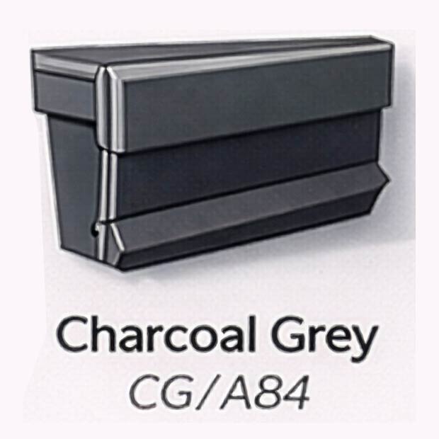 Seamless Gutter Color Weatherford TX Charcoal Grey Ross Gutters