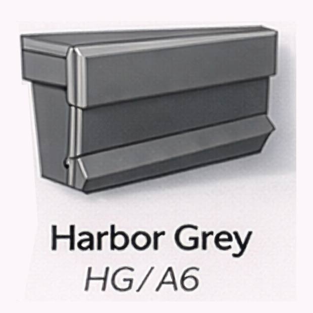 Seamless Gutter Color Weatherford TX Harbor Grey Ross Gutters