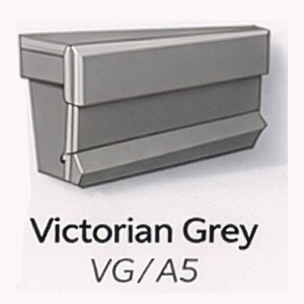 Seamless Gutter Color Weatherford TX Victorian Grey Ross Gutters