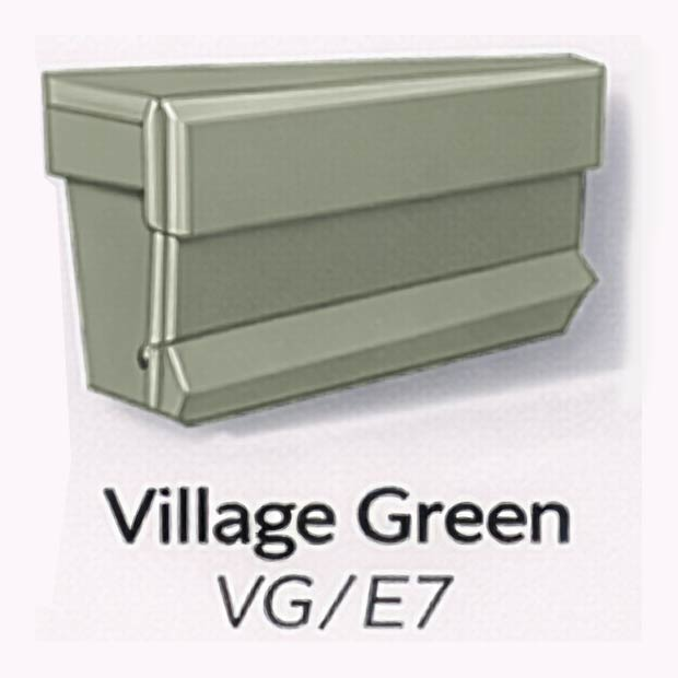 Seamless Gutter Color Weatherford TX Village Green Ross Gutters