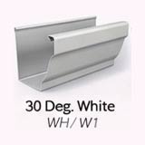 Weatherford TX Seamless Gutter Color 30 Degree White Ross Gutters