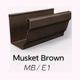 Weatherford TX Seamless Gutter Color Musket Brown Ross Gutters