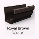 Weatherford TX Seamless Gutter Color Royal Brown Ross Gutters