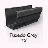 Weatherford TX Seamless Gutter Color Tuxedo Grey Ross Gutters