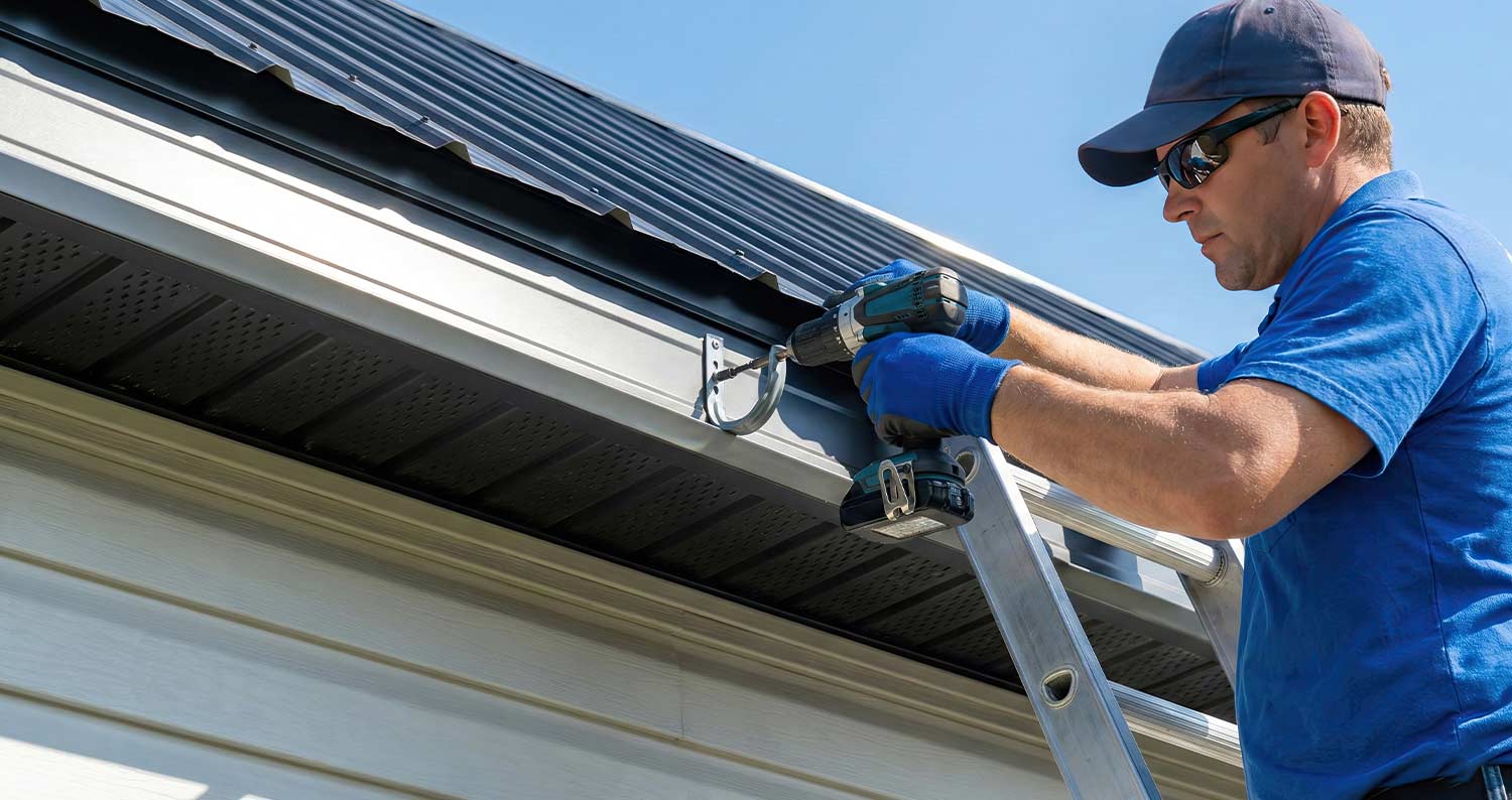 Gutter Repair Inspection Weatherford