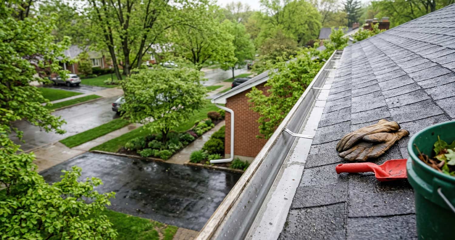 Spring Gutter Cleaning Weatherford Tx