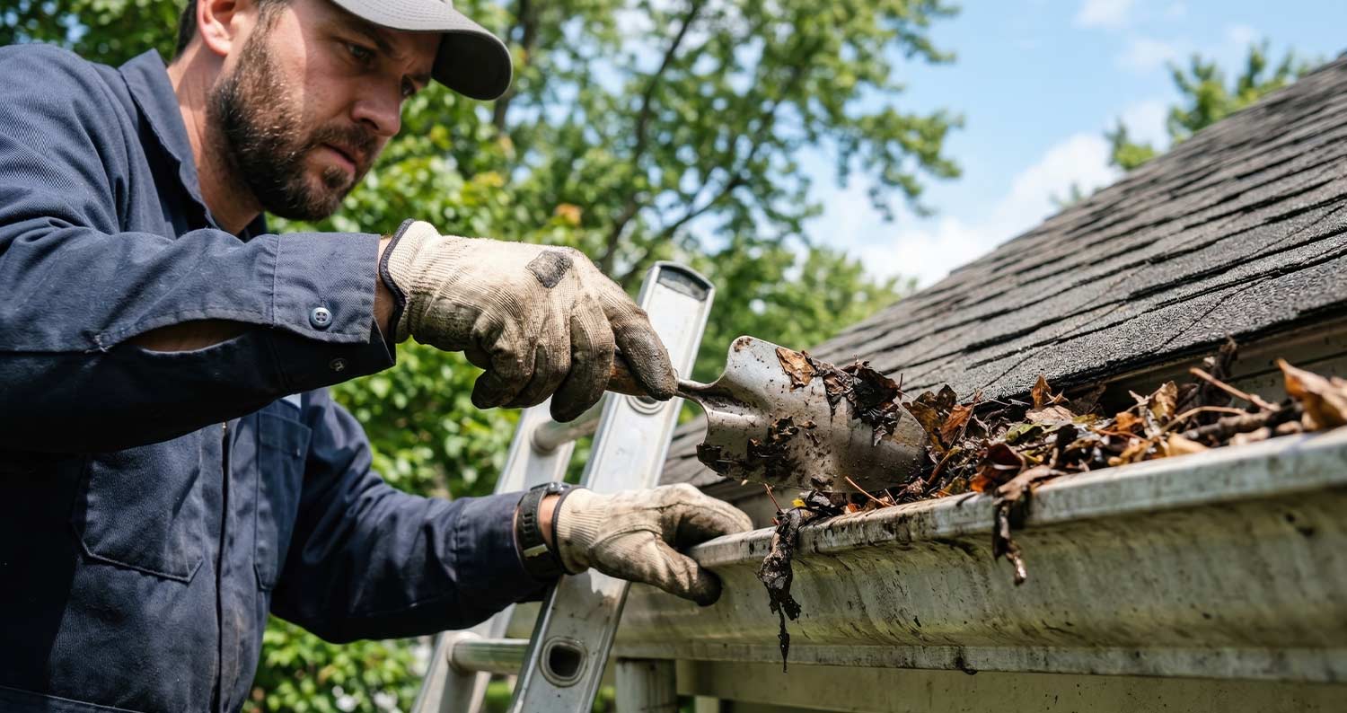 Spring Gutter Maintenance Weatherford Tx